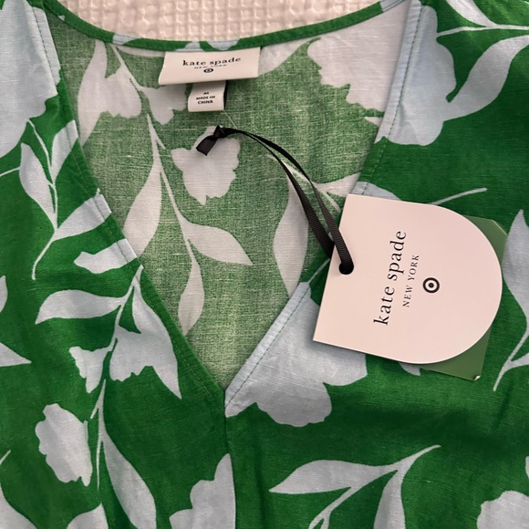 Kate Spade Green and Blue Floral Maxi Dress M NWT - Picture 2 of 7